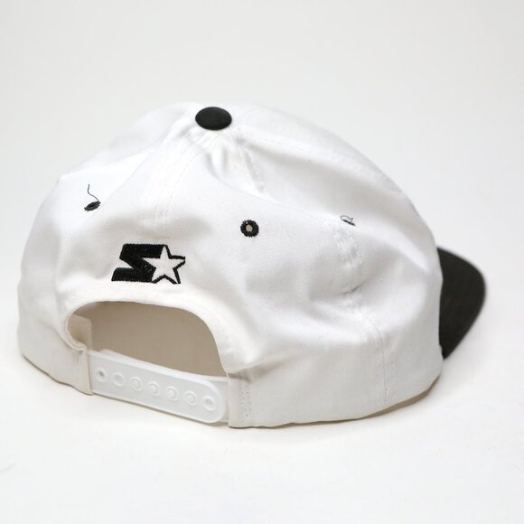 Vintage 90s Starter 1998 World Series Hat Baseball Snapback Cap White Black Kore - Picture 8 of 16